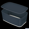 MyBox Cosy mały pojemnik z pokrywką, szary Leitz 52630089 .